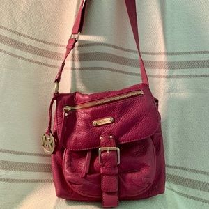 Authentic Michael Kors Red Leather mini satchel